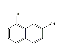 1,7-dihydroxynaphthalene structural formula
