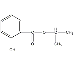 Isopropyl salicylate structural formula