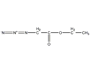 Ethyl azide acetate structural formula