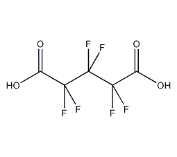 Hexafluoroglutaric acid structural formula