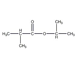 Isopropyl isobutyrate structural formula