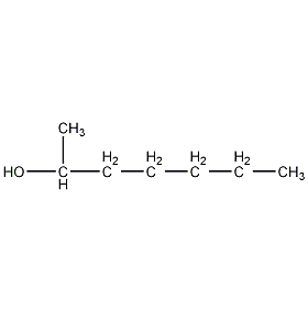 2-Heptanol Structural Formula