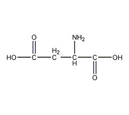 DL-aspartic acid structural formula