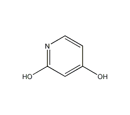 2,4-dihydroxypyridine structural formula
