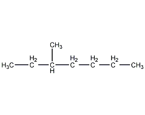3-Methylheptane Structural Formula